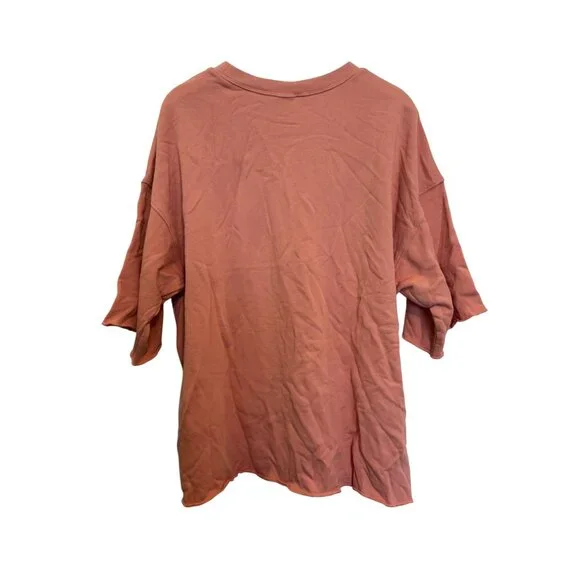 The Simpsons Krusty Brand Womens Oversized Cotton T-Shirt Pink Graphic New Size - Picture 6 of 7